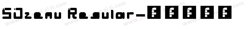 SJzemu Regular字体转换
